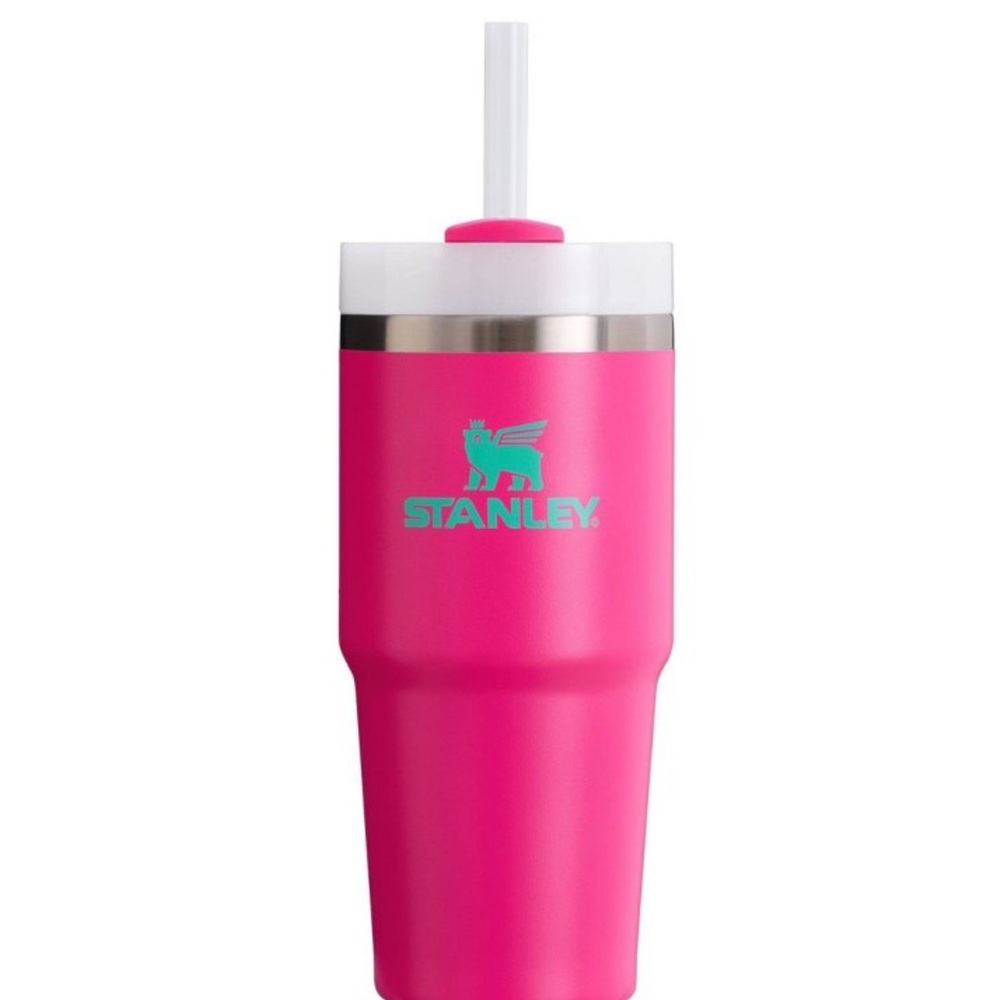 Stanley Pink Tumbler with Straw